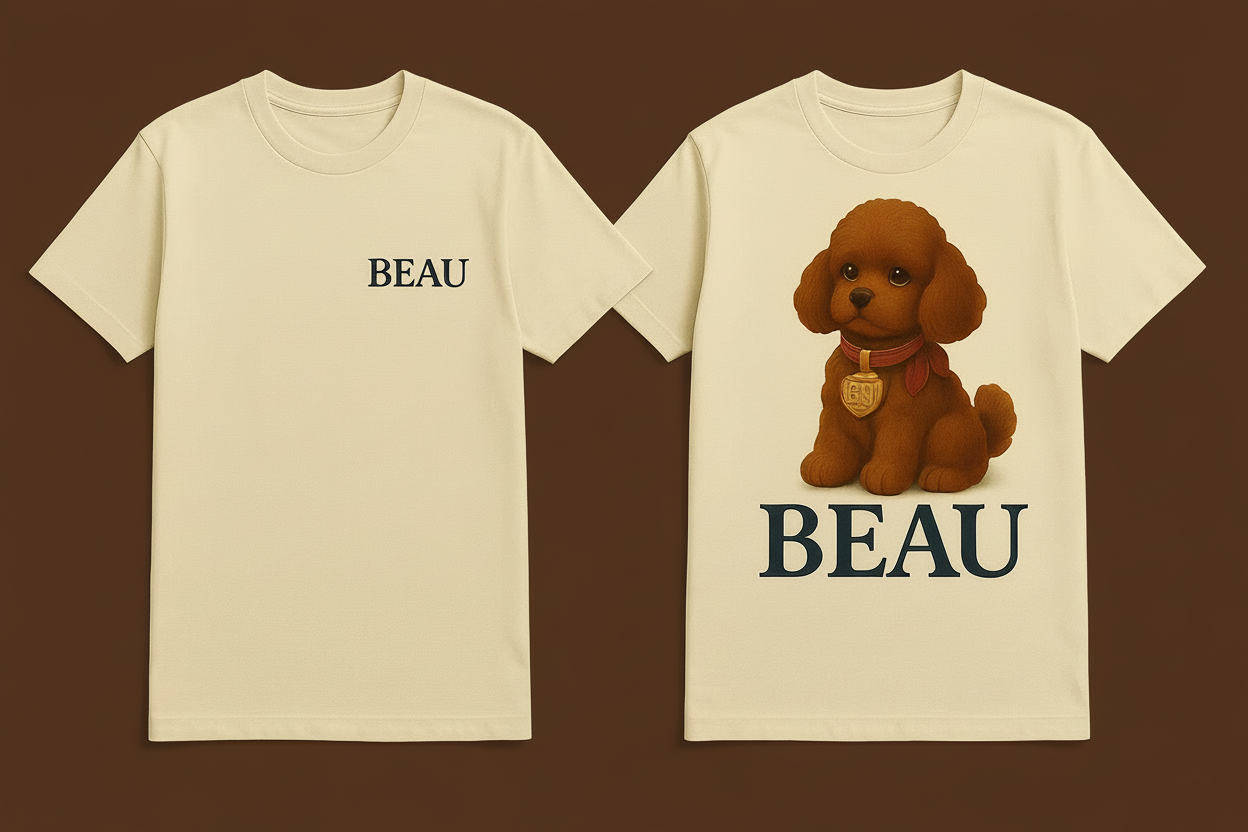 BEAU Mansion Pup T-shirt